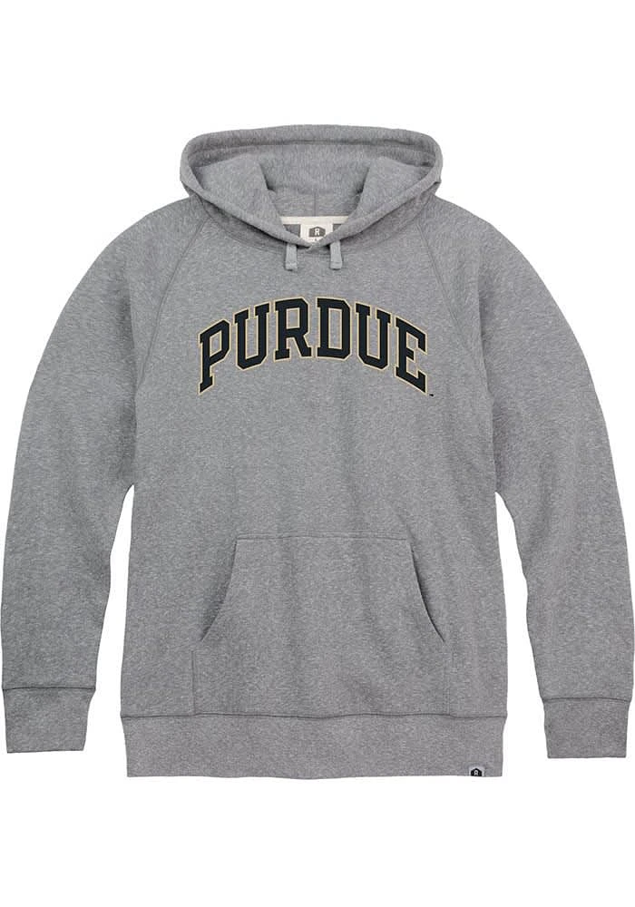 Rally Purdue Boilermakers Mens Grey Triblend Fashion Hood