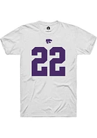 Deuce Vaughn K-State Wildcats Football Name and Number Short Sleeve Player T Shirt