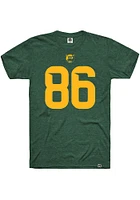Ben Sims Baylor Bears Green Football Name and Number Short Sleeve Player T Shirt