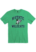 Rally K-State Wildcats Green Number One Willie Short Sleeve Fashion T Shirt