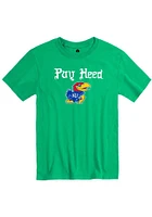 Rally Kansas Jayhawks Green Pay Heed Short Sleeve T Shirt
