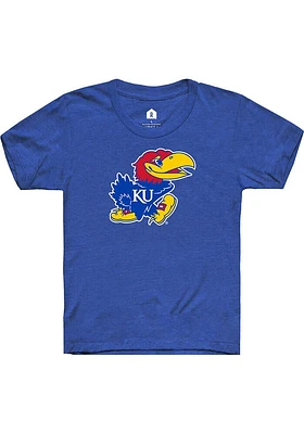 Rally Kansas Jayhawks Youth Primary Short Sleeve T-Shirt