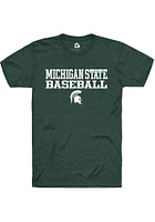 Rally Michigan State Spartans Stacked Baseball Short Sleeve T Shirt