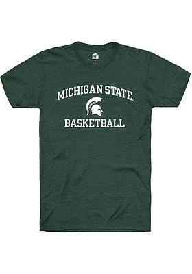 Rally Michigan State Spartans Number One Graphic Basketball Short Sleeve T Shirt