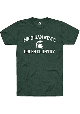 Rally Michigan State Spartans Number One Graphic Cross Country Short Sleeve T Shirt