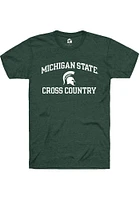 Rally Michigan State Spartans Number One Graphic Cross Country Short Sleeve T Shirt