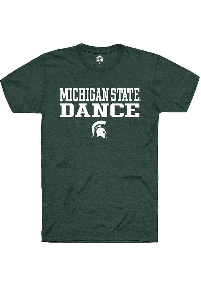 Rally Michigan State Spartans Stacked Dance Short Sleeve T Shirt