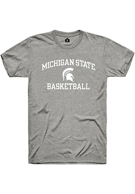 Rally Michigan State Spartans Number One Graphic Basketball Short Sleeve T Shirt