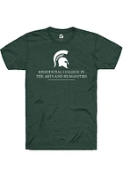 Rally Michigan State Spartans Green Residential College the Arts and Humanities Short Sleeve T..