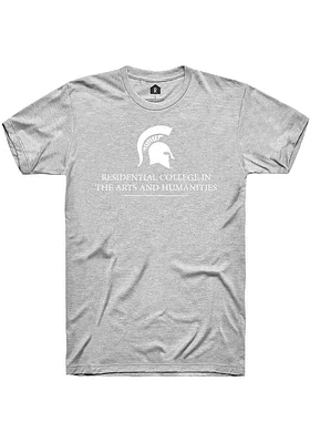 Rally Michigan State Spartans Grey Residential College the Arts and Humanities Short Sleeve T S..