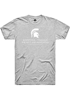 Rally Michigan State Spartans Grey Residential College the Arts and Humanities Short Sleeve T S..