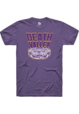 Rally LSU Tigers Purple Death Valley Short Sleeve T Shirt