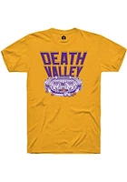 Rally LSU Tigers Gold Death Valley Short Sleeve T Shirt
