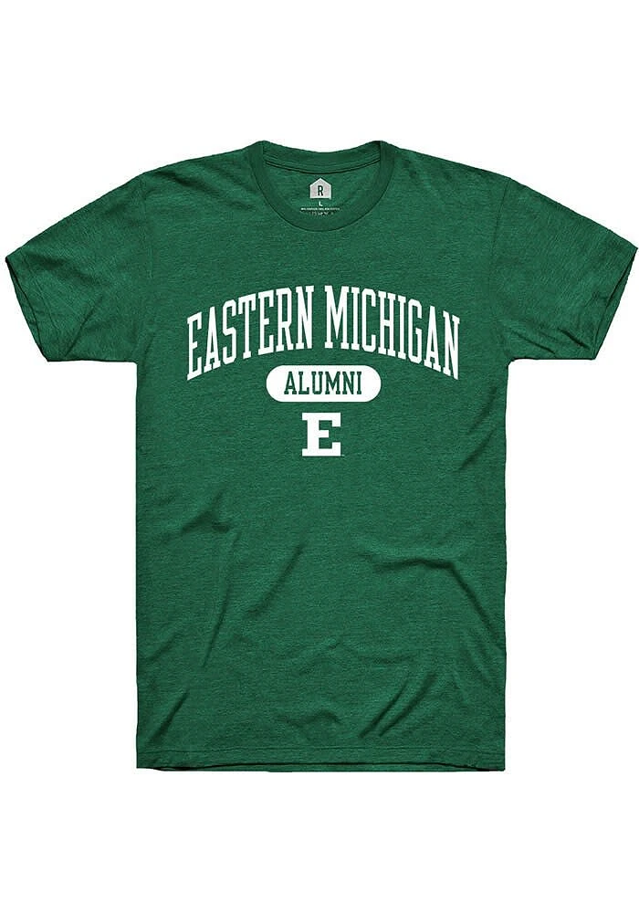 Rally Eastern Michigan Eagles Green Alumni Pill Short Sleeve T Shirt