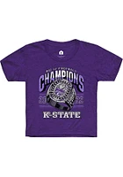 Rally K-State Wildcats Youth Purple Big 12 Ring Short Sleeve T-Shirt