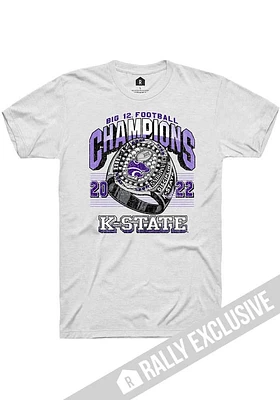 Rally K-State Wildcats Big 12 Champion Ring Short Sleeve T Shirt