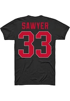 Jack Sawyer Ohio State Buckeyes Black Player Short Sleeve T Shirt