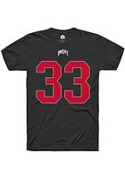 Jack Sawyer Ohio State Buckeyes Black Player Short Sleeve T Shirt