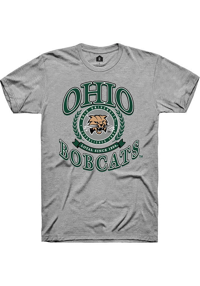 Rally Ohio Bobcats Grey Seal Short Sleeve T Shirt