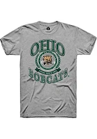 Rally Ohio Bobcats Grey Seal Short Sleeve T Shirt