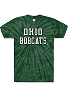 Rally Ohio Bobcats Green Flat Name Short Sleeve T Shirt