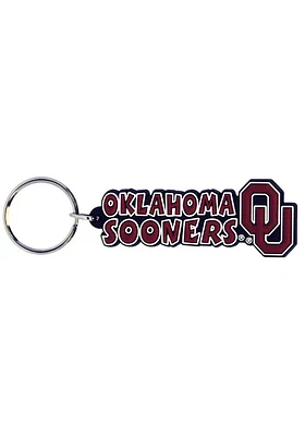 Oklahoma Sooners Festive Keychain - Red