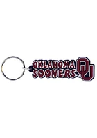 Oklahoma Sooners Festive Keychain - Red