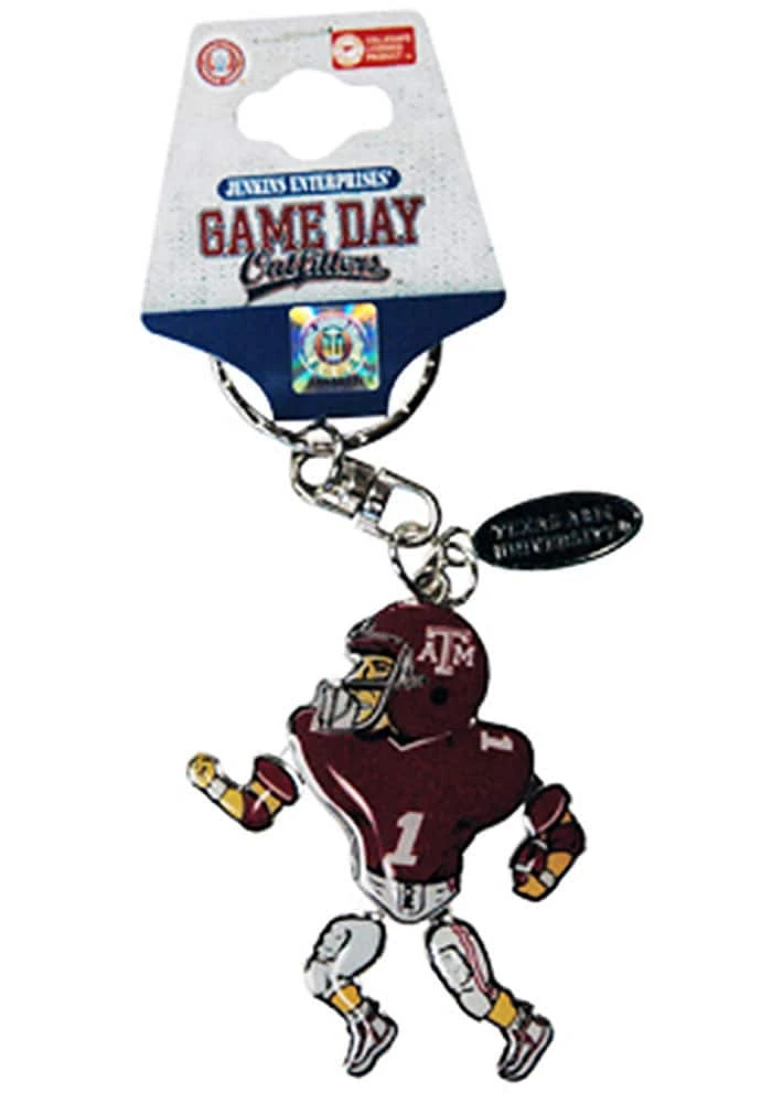 Texas A&M Aggies Movable Player Keychain - Red