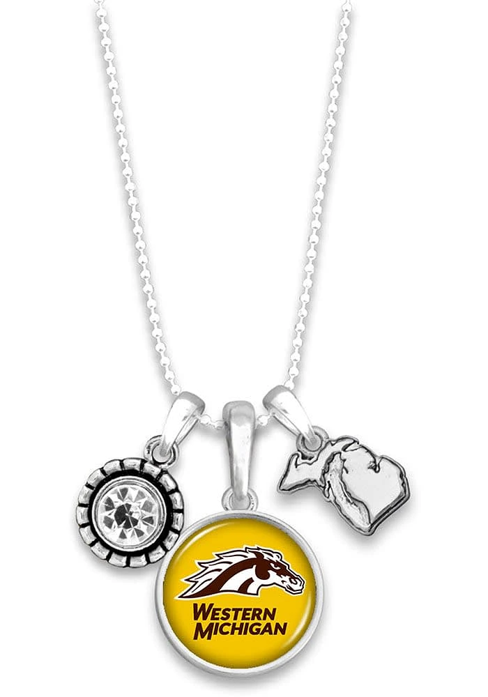 Western Michigan Broncos Home Sweet School Necklace