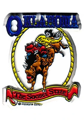 Oklahoma Bronco Magnet