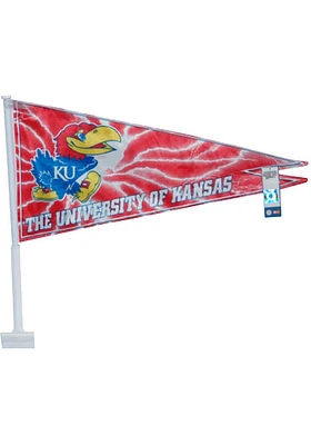Kansas Jayhawks Pennant Car Flag - Blue