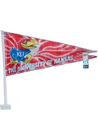 Kansas Jayhawks Pennant Car Flag - Blue