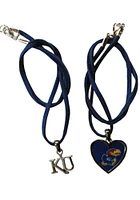 Kansas Jayhawks Suede Necklace