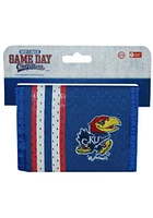 Kansas Jayhawks Mesh Mens Bifold Wallet