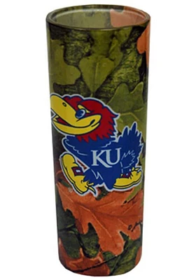Kansas Jayhawks Camo Shot Glass