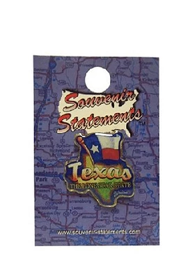 Texas Souvenir Team Logo Lapel Pin