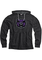 Central Arkansas Bears Mens Black Snow Heather Team Logo Fashion Hood