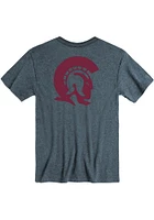 U of A at Little Rock Trojans Charcoal Rally Loud Short Sleeve T Shirt