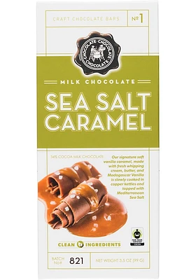 St Louis Milk Chocolate Sea Salt Caramel Craft Bar Candy