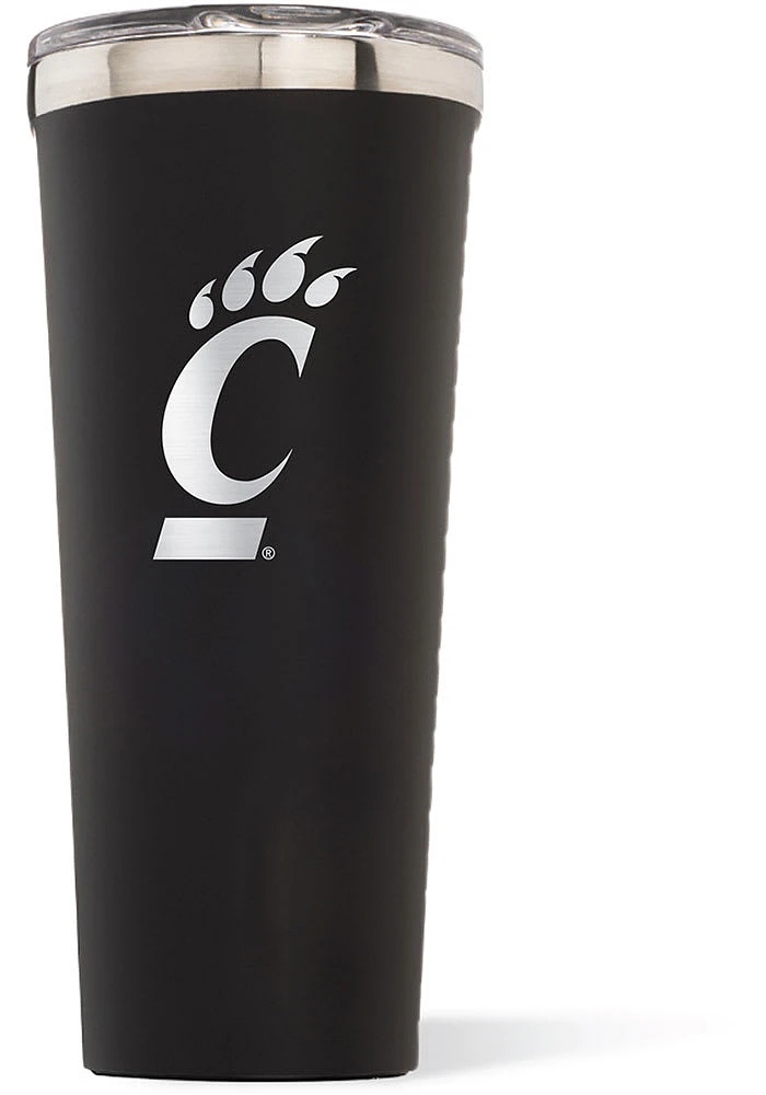 Cincinnati Bearcats Corkcicle Triple Insulated Stainless Steel Tumbler - Black