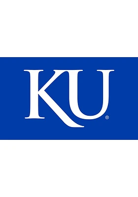 Kansas Jayhawks 3x5 Trajen Blue Silk Screen Grommet Flag