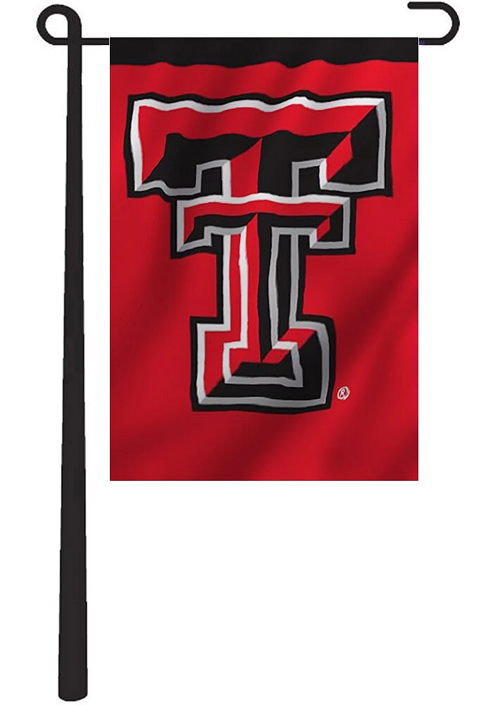 Texas Tech Red Raiders 13x18 Red, Black 2 Sided Garden Flag - Red