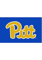 Pitt Panthers Team Logo Silk Screen Grommet Flag - Blue