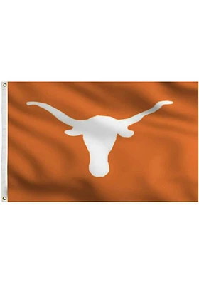 Texas Longhorns 3x5 Orange Grommet Silk Screen Grommet Flag