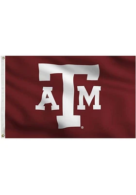 Texas A&M Aggies 3x5 Maroon Grommet Silk Screen Grommet Flag