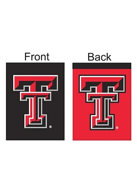 Texas Tech Red Raiders 30x40 2 Sided Red Black Silk Screen Banner