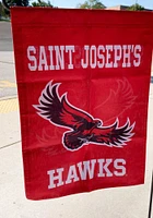 Saint Josephs Hawks 13x18 inch Garden Flag - Maroon