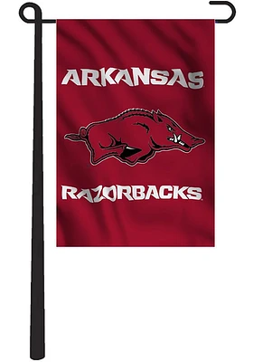 Arkansas Razorbacks 13x18 Red Garden Flag - Cardinal