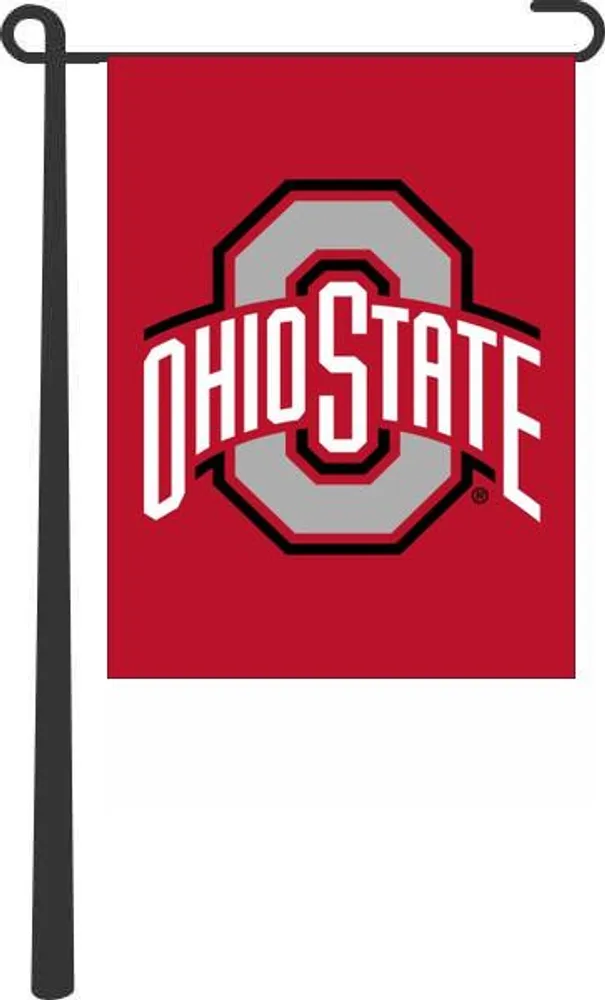 Ohio State Buckeyes 13x18 Garden Flag - Red