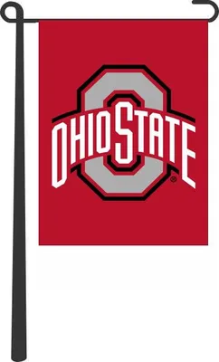 Ohio State Buckeyes 13x18 Garden Flag - Red